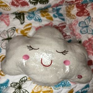 Light up cloud pillow